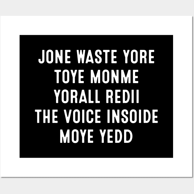 Jone Waste Yore Toye Monme Yorall Redii Wall Art by Nicolasfranke99